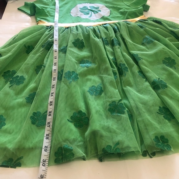 Care Bears Girls' Lucky St. Patrick's Day Tutú Dress NWT Size XL 14 - Picture 14 of 15